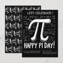 Pi Day-vykort för lycklig - Roligt Math