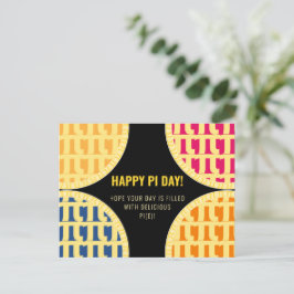 Pi Day-vykort "Lycklig Pi Day" Levercious Pi Vykort