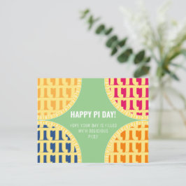 Pi Day-vykort "Lycklig Pi Day" Levercious Pi Vykort