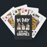 Pi Day with my Gnomies funny Math Mathematics Casinokort<br><div class="desc">Pi Day with my Gnomies funny Math Mathematics</div>