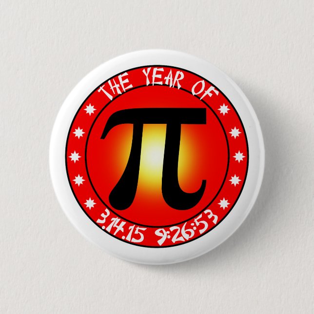 Pi Day - Year of Pi 3/14/15 9:26:53 Knapp (Framsida)