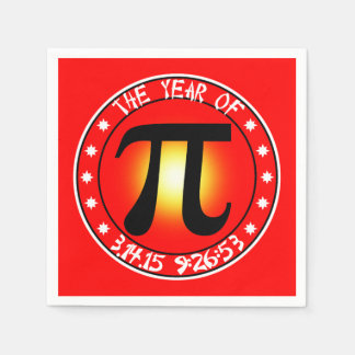 Pi Day - Year of Pi 3/14/15 9:26:53 Pappersservett