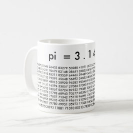 pi Digits 3.14159 Mathematics Kärlek Pi Day Mugg