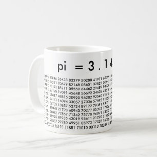 pi Digits 3.14159 Mathematics Kärlek Pi Day Mugg
