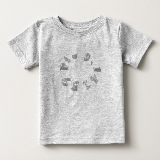 pi Digits Math Kärlek pi= 3,14159 pi day party Tee (Framsida)