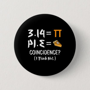 Pi Equals Paj Funny Math Pun Pi Day Gift Knapp