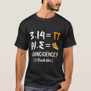 Pi Equals Paj Funny Math Pun Pi Day Gift T Shirt