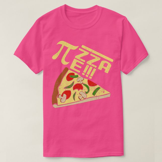 Pi Equals Pizza Paj T Shirt (Design framsida)