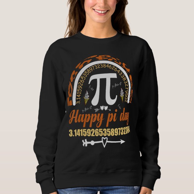 Pi Färg Numbers Math Funny Pi Day Math Teacher Ge T Shirt (Framsida)