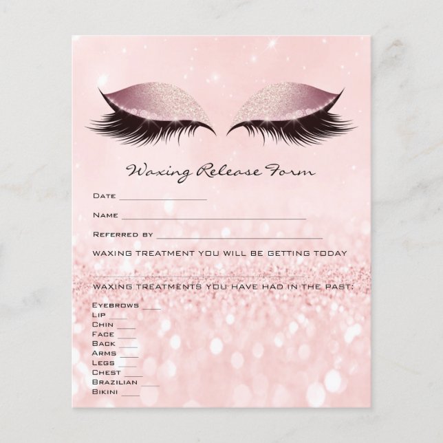 Pi-formulär Pi för frisläppande av Waxing Depilati Flygblad (Framsidan)
