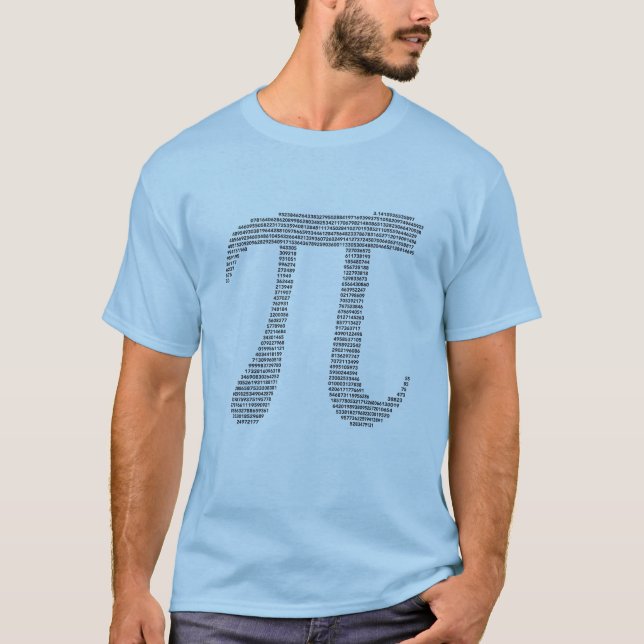 Pi-fractalen numrerar tröja (Framsida)