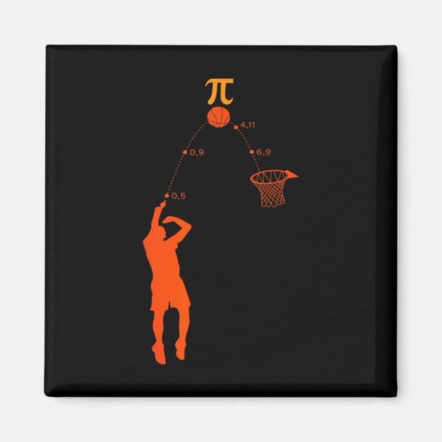 Pi Funny Math Teacher Bysketll Paj Day Magnet (Framsidan)