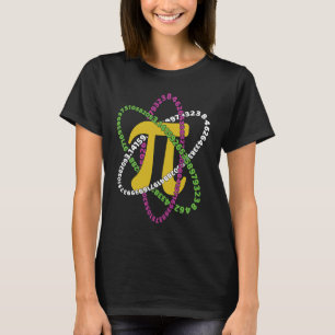 Pi Galaxy Orbit Math Helgdag Mathematics Pi Day T Shirt