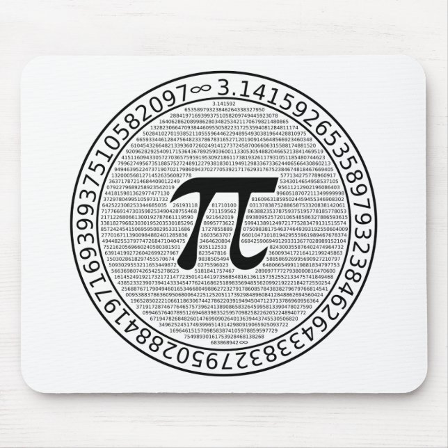 pi-grafisk mousepad musmatta (Framsidan)
