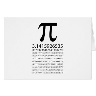 Pi Hälsningskort