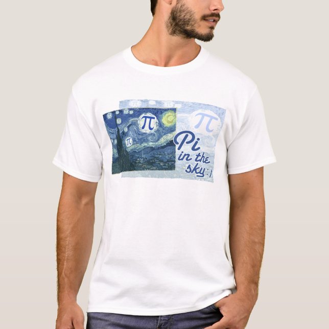 Pi i Himlar Tee Shirt (Framsida)