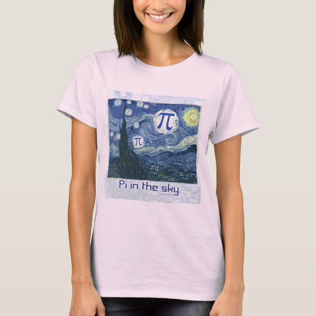 Pi i himmelgåvaidéerna tee shirt (Framsida)