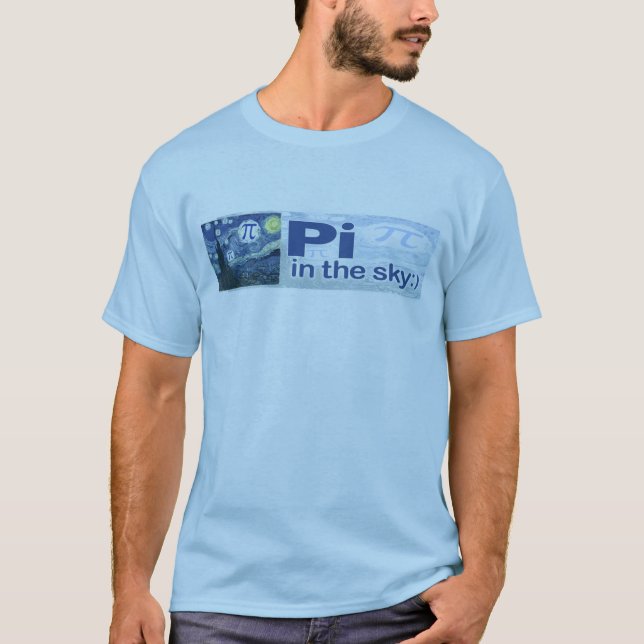 Pi i himmlen vid Mudge studior T-shirt (Framsida)