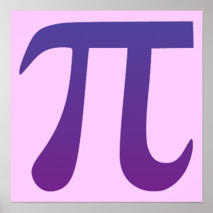 Pi i lila poster