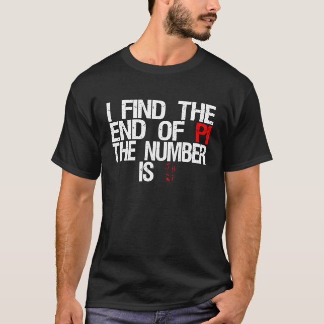PI i matematik 3 14 nummersymbol för matematisk lä T Shirt (Framsida)