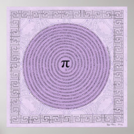 Pi i Spiral ~ Math as Art Poster