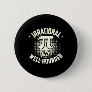 Pi Irrationell men välrundad matematiker Math Knapp