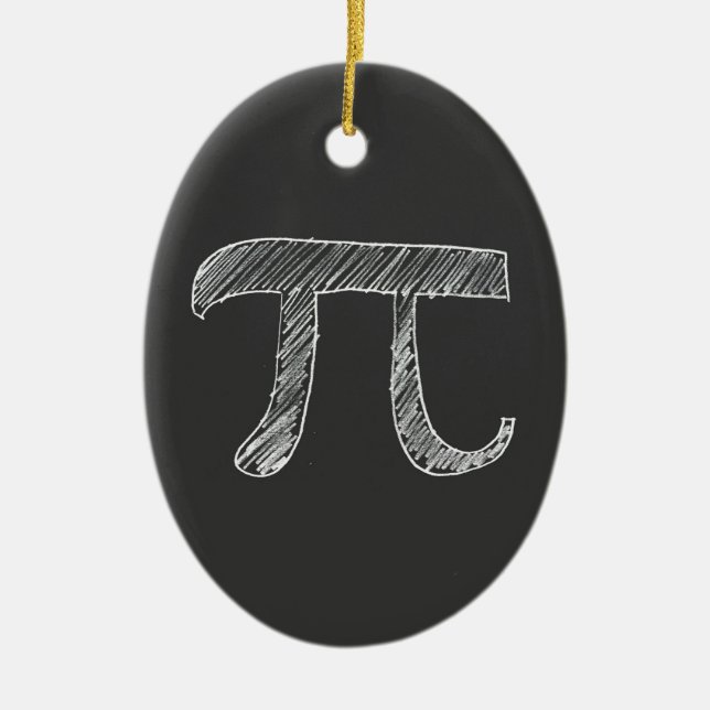 Pi Julgransprydnad Keramik (Framsidan)