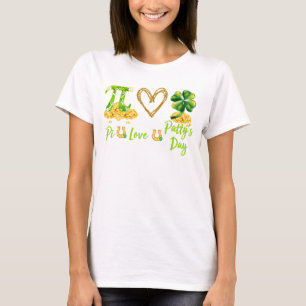Pi Kärlek Patty's Day Shirt, Math Teacher St Patri T Shirt
