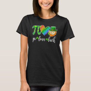 Pi Kärlek Tur Math Leprechaun St Patricks D T Shirt