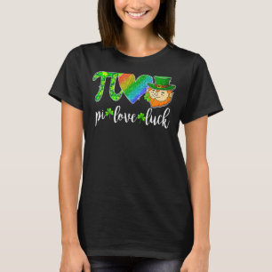 Pi Kärlek Tur Math Leprechaun St Patricks D T Shirt