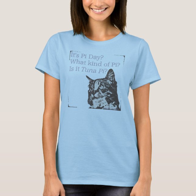Pi-katttonfisk T-shirt (Framsida)