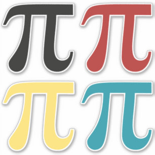 Pi-klistermärken Klistermärken