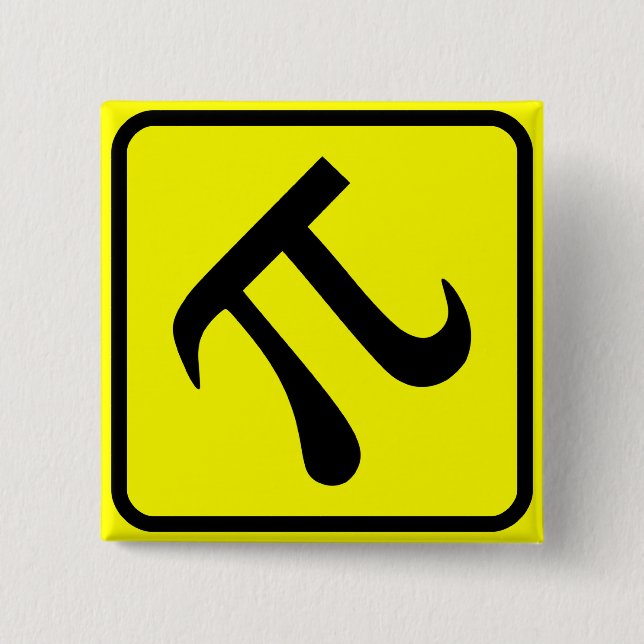 Pi-korsande Zon Knapp (Framsida)