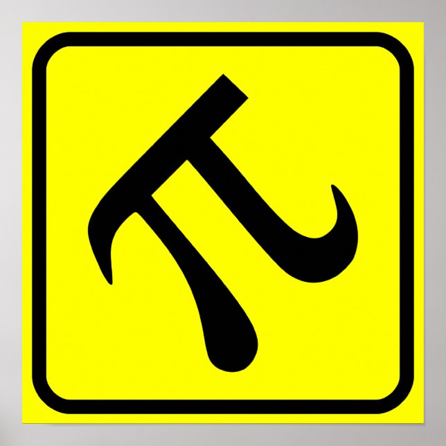 Pi-korsande Zon Poster (Framsidan)