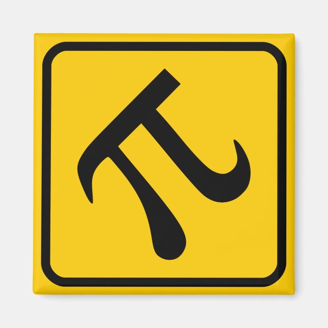 Pi Korsningszon Magnet (Framsidan)