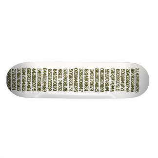 Pi-kort sönder spöke skateboard bräda 20 cm