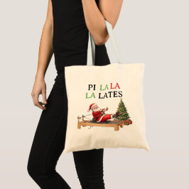 Pi La La La Lates Rolig Tomte Pilates Jul Tygkasse