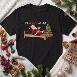 Pi La La Lates Rolig Jul Tomte Pilates Jul T Shirt