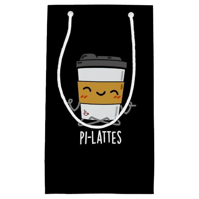 Pi-lattes Funny Latte Pilates Pun Mörk BG (Framsidan)