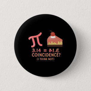 Pi lika med Paj för Pi-dag 3,14 Math Knapp