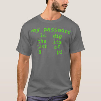 Pi-lösenord T Shirt