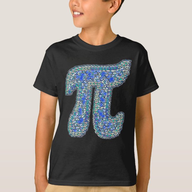 Pi-Lycklig Pi Day, 14 mars, Math Teacher, 3.14 T Shirt (Framsida)