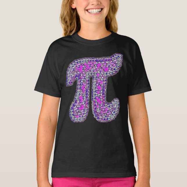Pi-Lycklig Pi Day, 14 mars, Math Teacher, 3.14 T Shirt (Framsida)