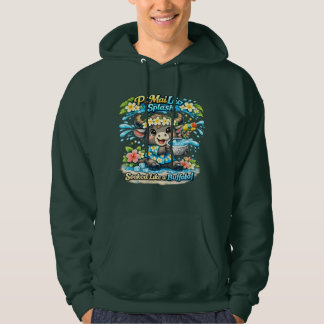 Pi Mai Lao Splash Blöt som en buffel Rolig skjorta Hoodie