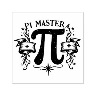 Pi Master Självfärgande Stämpel