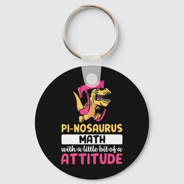 Pi Matematik Matematik Dinosaurie Dino Pi-dagen  Nyckelring (Framsida)