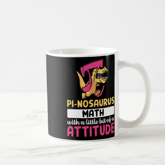 Pi Math Mathematics Dinosaur Dino Pi Day  Kaffemugg (Höger)