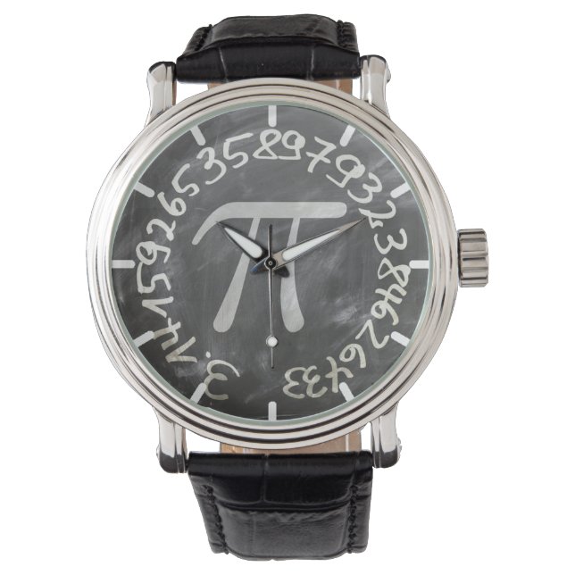 Pi Math Mathematics Watch Armbandsur (Framsida)