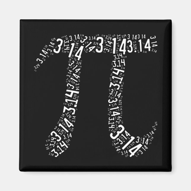 Pi Math Nerd Magnet (Framsidan)