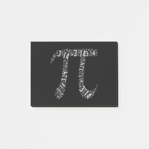 Pi Math Nerd Post-it Block